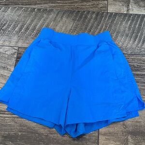 Lululemon Stretch Woven Women's Relaxed Fit High Rise 4” Blue Shorts XS